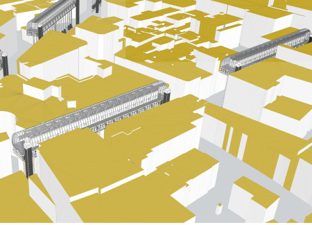 Cross-Laminated Timber and Ethylene Tetrafluoroethylene Canopy in A Community-Centric Urban Habitat  