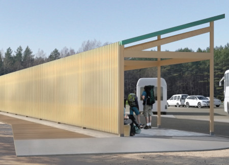 Timber Cocoon With Glazed Roof and Bioclimatic Design in a Latvian Bog