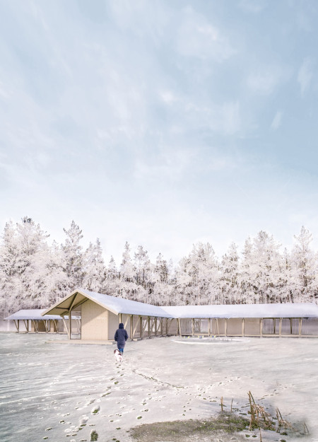 Cross-Laminated Timber Panels Blend With Natural Landscapes In An Ecologically Minded Visitor Center