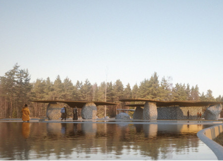 Charred Wooden Shingles and Cross-Laminated Timber Define the Essence of Eco-Friendly Nature Experience Center