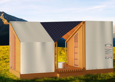 Solar-Powered Cabins With Textile Cladding Along The EuroVelo Cycling Route  