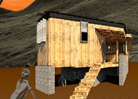 Modular Design Featuring Cyclopean Walls and Sustainable Local Materials in a Modern Castle Concept