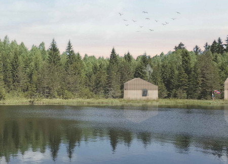 Charred Wooden Shingles and Cross-Laminated Timber Create A Community Hub of Sustainable Design  