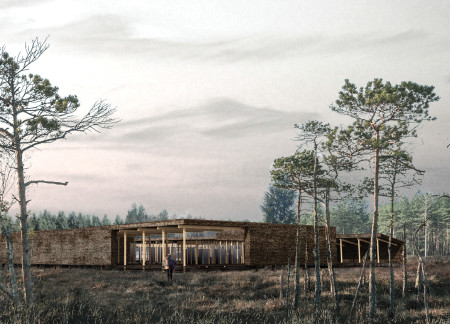 Thatch Cladding and Straw Insulation Embrace Natural Landscapes in a Unique Visitor Center