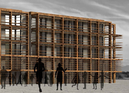 Charred Wooden Shingles and Modular Design Foster Community Living in Urban London