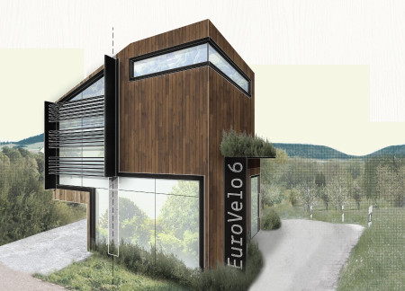 Charred Wooden Shingles and Reclaimed Timber Create a Community Hub Emphasizing Sustainability