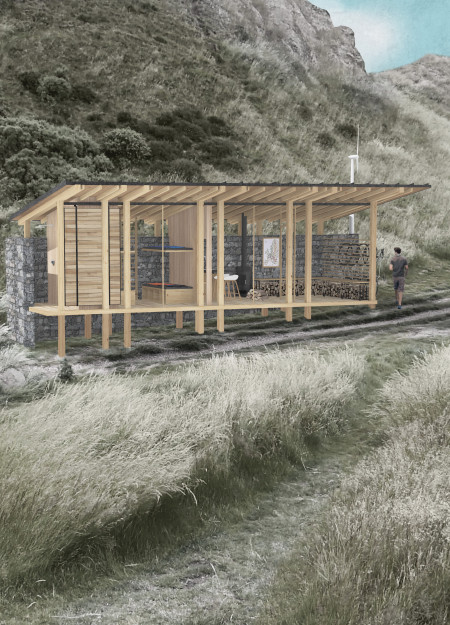 Charred Wooden Shingles and Local Stone Create a Sustainable Retreat Along the EuroVelo Route