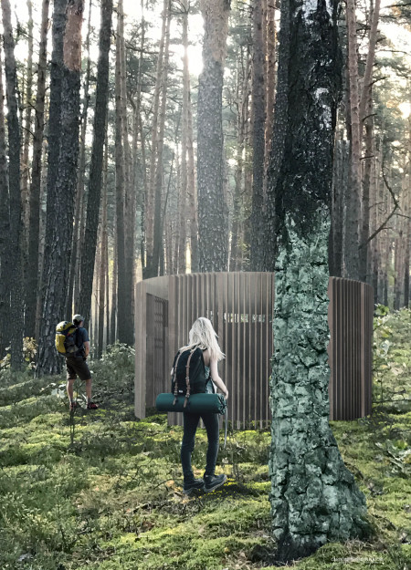 Curvilinear Retreat Crafted From Natural Plaster and Wood Fiber Insulation  