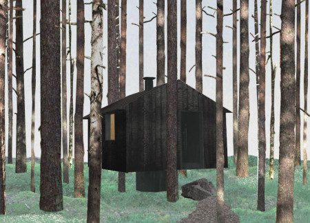 Charred Wooden Shingles and Cross-Laminated Timber Panels Shape A Modern Retreat in the Heart of Norway