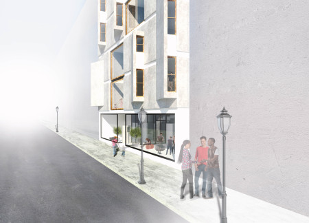 Concrete Panels and Communal Spaces Creating Intergenerational Connections in Urban Living