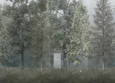 Exploring Acoustic Spaces Within a Circular Retreat Crafted From Natural Materials  