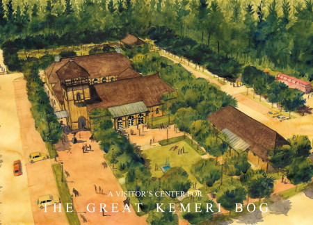Thatched Roof Visitor Center Integrating Local Timber and Native Flora