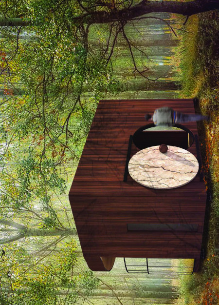 Charred Wooden Shingles and Cross-Laminated Timber Shape a Serene Sanctuary for Reflection  
