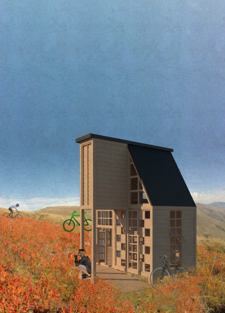 Charred Wooden Shingles And Cross-Laminated Timber Create A Harmonious Rest Stop In The Swiss Landscape