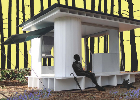 Reused Tarpaulin and Straw Insulation Create a Seasonal Retreat Amidst Nature