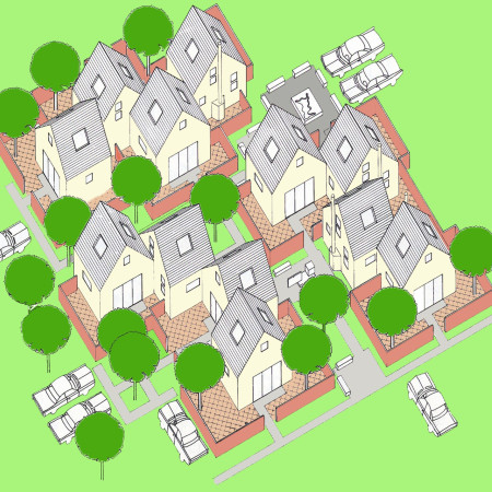 Vertical Expansion with Plywood and Aluminum in Affordable Housing Design  