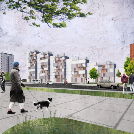 Charred Wood Shingles Embrace Community Living in Timber-Structured Urban Housing  