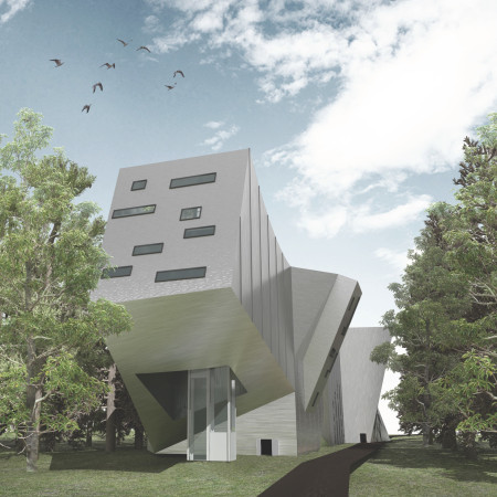 Charred Wood Shingles and Concrete Bridge Structures Creating Sustainable Connectivity in a Natural Landscape