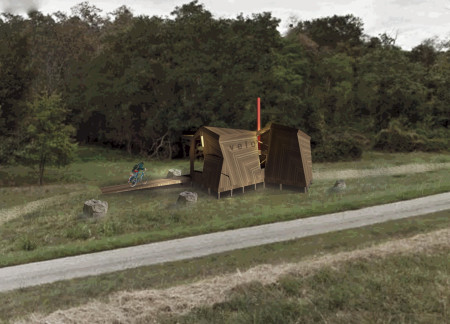 Charred Wooden Shingles and Cross-Laminated Timber Define Sustainable Community Retreat