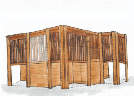 Timber Pavilion Embracing Natural Light with Thermowood and Flexible Community Spaces