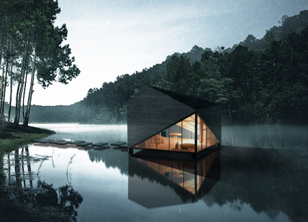 Detachable Cabin Crafted With Cross-Laminated Timber Panels and Low-Emissivity Glass Emphasizing Mindfulness Retreat  