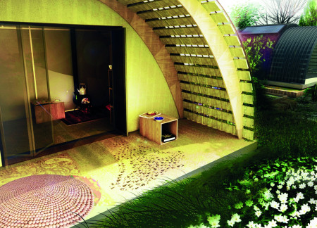 Hempcrete Serenity Nestled Within Nature’s Embrace Using Circular Form And Passive Solar Design