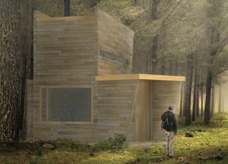 Recycled Timber Sanctuary Embracing Natural Stone for Mindful Retreats