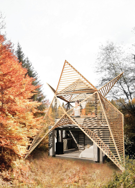 Bamboo Framework Embracing Nature With Serene Meditation Spaces in a Sustainable Retreat