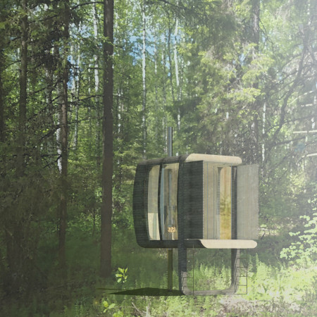 Charred Timber Retreat Embracing Nature Through Modular Design  