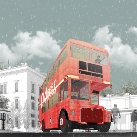 Repurposed Routemaster Buses Integrated With Steel Framework and Sustainable Materials For Urban Housing Solutions