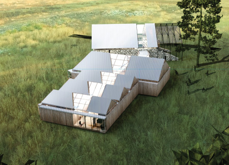 Charred Wooden Shingles and Cross-Laminated Timber Envelop a Community-Focused Tea Workshop  