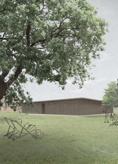Charred Wooden Shingles and Cross-Laminated Timber Panels in a Sustainable Retreat  