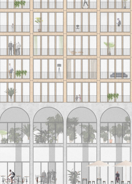 Charred Wooden Shingles and Modular Layouts Integrate Nature and Community in Urban Living  
