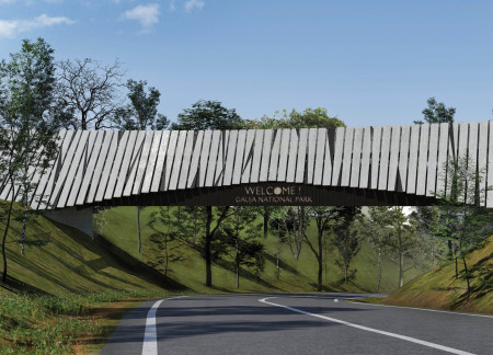 Charred Wood and Cross-Laminated Panels Creating A Seamless Connection Within A Natural Landscape  