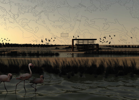 Observation Tower Constructed with Cross-Laminated Timber and Charred Wooden Shingles Enhancing Wildlife Engagement in a Wetland Reserve  