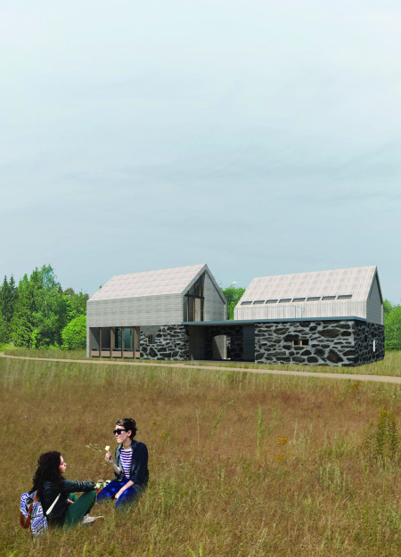 Charred Wooden Shingles and Cross-Laminated Timber Panels Define a Sustainable Retreat for Community Tea-Making