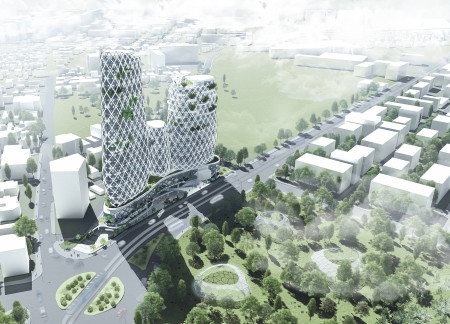 Vertical Gardens and Photovoltaic Facades Transforming Urban Living In Reinforced Concrete Structures
