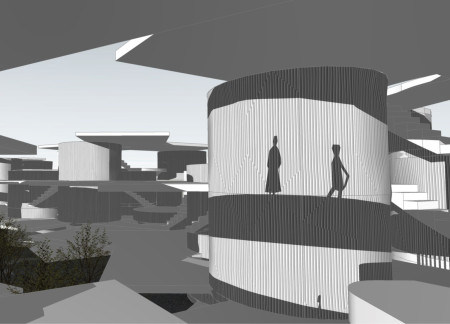 Circular Living Units Enhanced with Transparent Facades and Sustainable Materials  