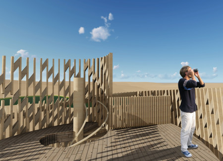 Charred Wooden Shingles and C24 Timber Form a Distinct Community Gathering Space  