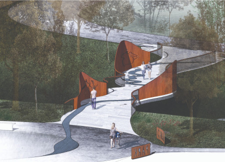 Redwood Connection That Integrates Organic Shape and Natural Environment Through Sustainable Materials  