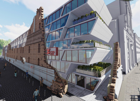 Historic Masonry Meets Modern Glass in a Flexible Student Housing Solution  