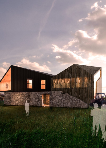 Charred Wooden Shingles and Corrugated Metal Roof Define a Community-Centric Tea Workshop and Guesthouse
