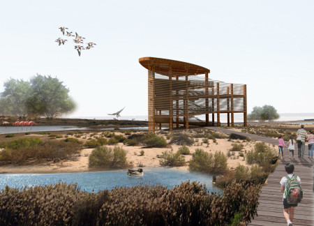 Charred Wooden Shingles and Cross-Laminated Timber Panels Elevate Sustainable Visitor Center Design  