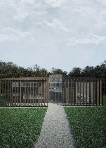 Cross-Laminated Timber and Charred Shingles Uniting Natural Elements in a Community Retreat  