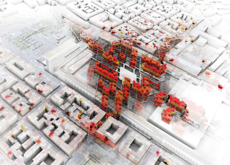 Recycled Materials and Flexible Spaces Overlooking Roma Termini Station