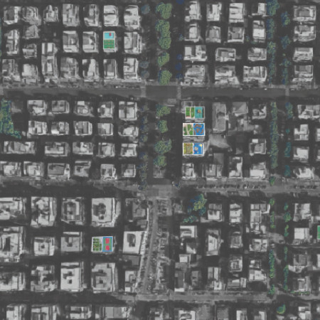 Charred Wooden Shingles and Flexible Living Units in a Community-Centric Urban Design