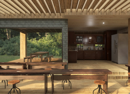 Hinoki Cypress and Natural Light Shape a Community-Focused Retreat for Tea Lovers