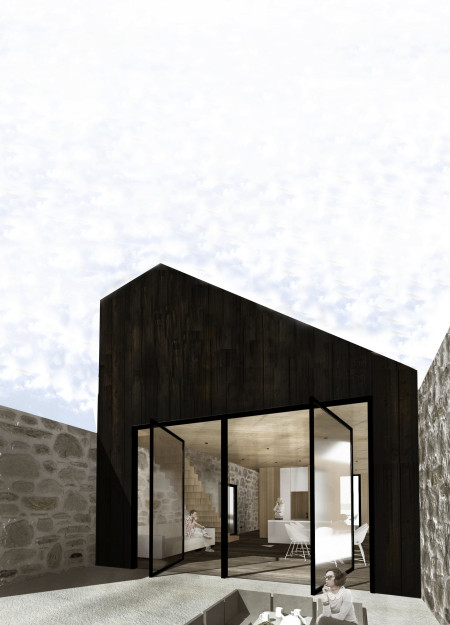 Charred Wooden Shingles and Local Stone Create a Serene Retreat for Mindfulness and Tea-Making