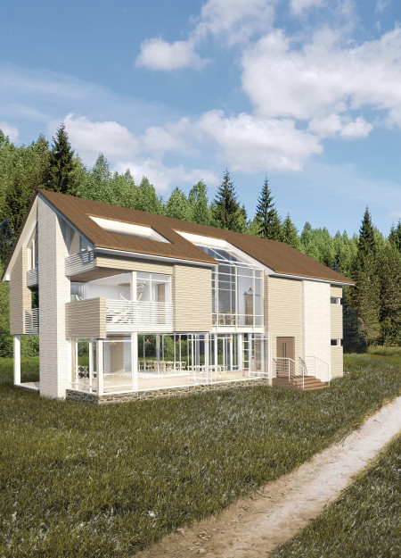 Cross-Laminated Timber Sanctuary Integrating Charred Shingles and Natural Light