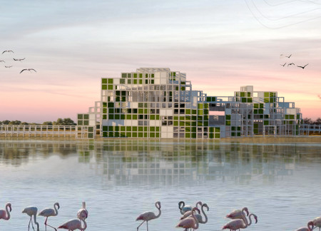 Cross-Laminated Timber and Grass Panels Create a Community-Engaging Observation Point in a Wetland Reserve